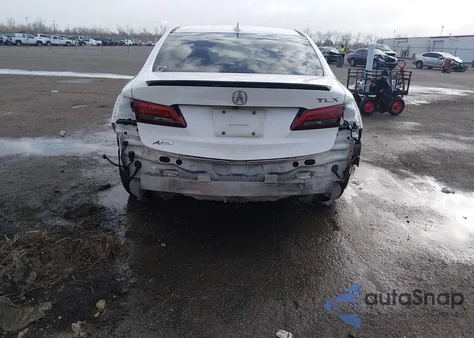 2020 Acura Tlx A-Spec/A-Spec W/Red Leather из США, поврежденный, VIN 19UUB2F62LA005865